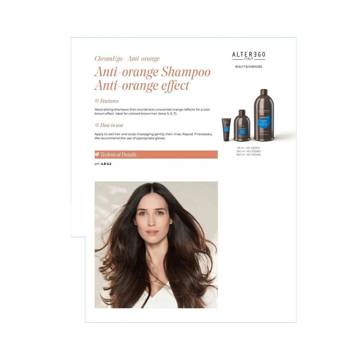 Alter Ego Chromego Anti Orange Shampoo