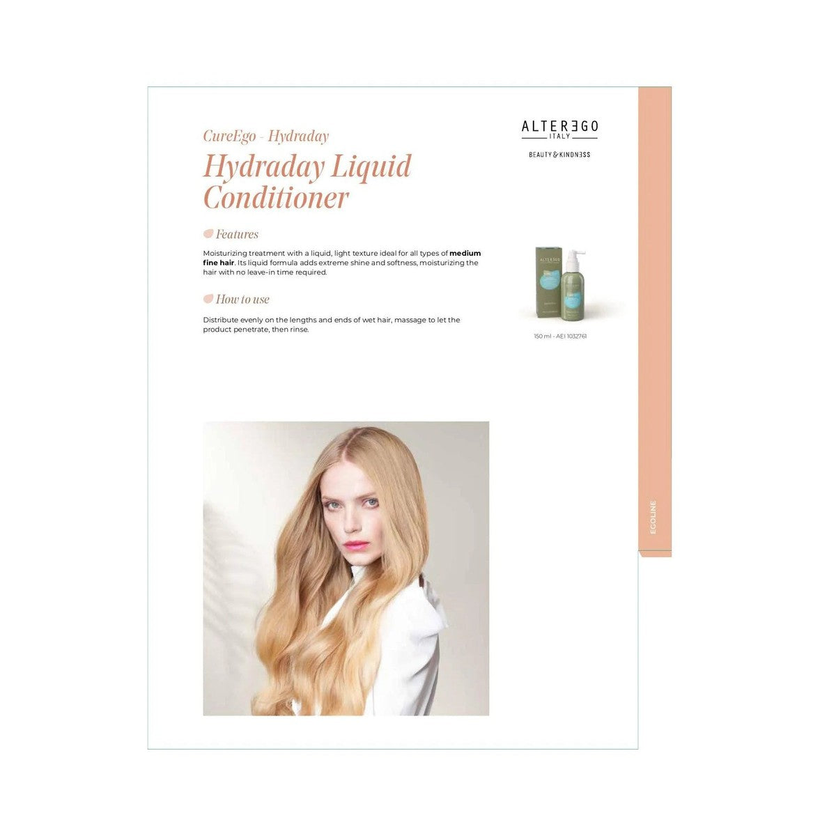 Alter Ego Curego Hydradry Liquid Conditioner
