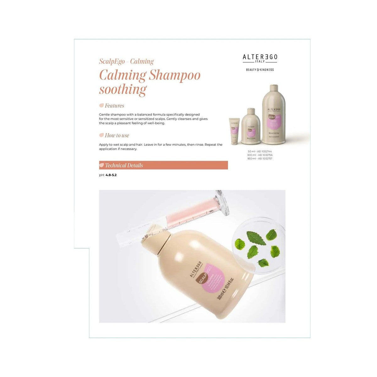 Alter Ego Scalpego Calming Shampoo