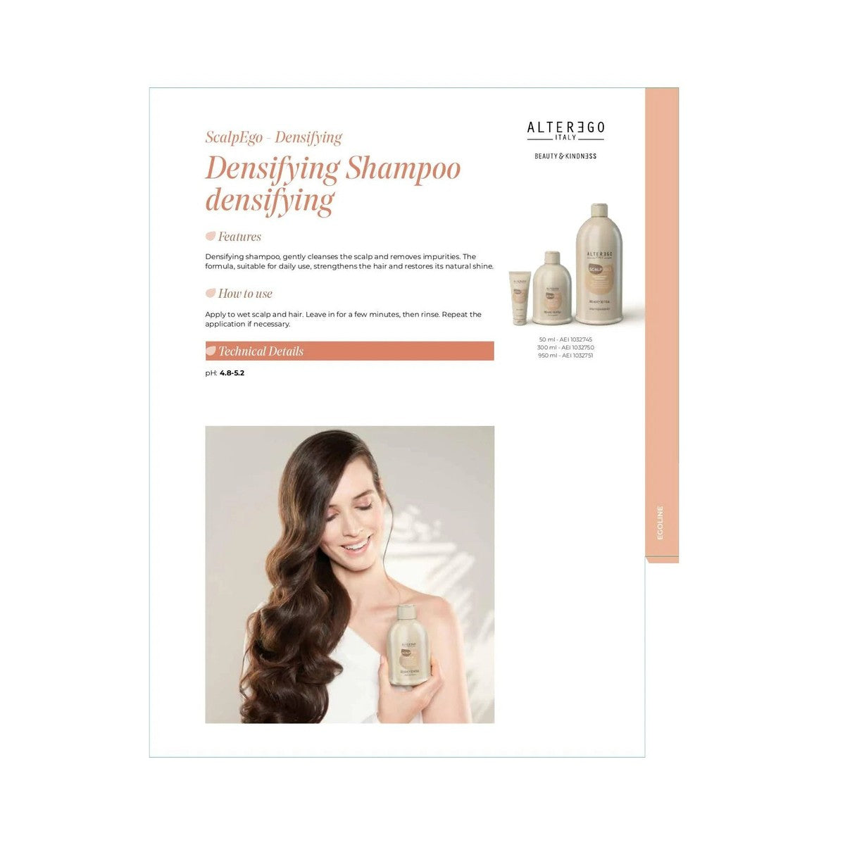 Alter Ego Scalpego Densifying Shampoo